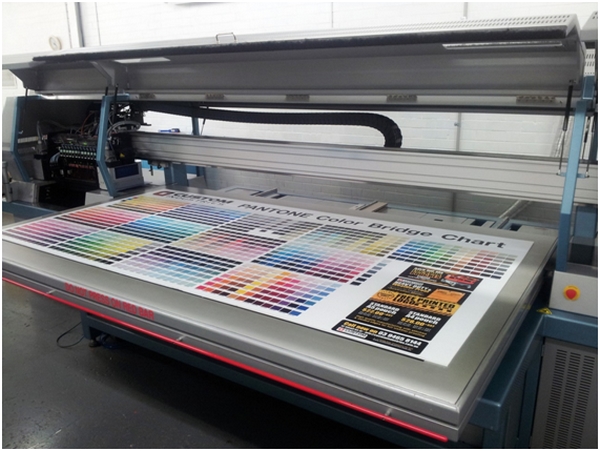 Impressão feita com matriz digital